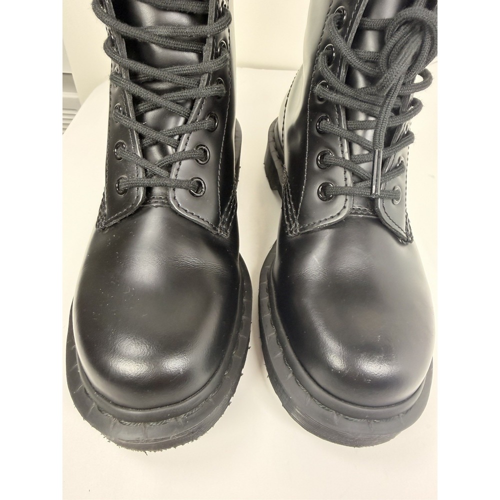 Dr. Martens 1460 Mono Smooth Black Leather Boots Men's 4 Women's 5 - Picture 7 of 14